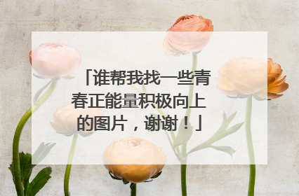 谁帮我找一些青春正能量积极向上的图片,谢谢!