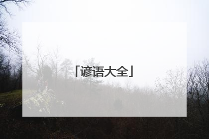 谚语大全