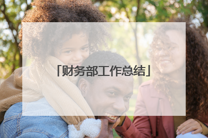 财务部工作总结