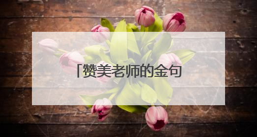 赞美老师的金句，写给老师的寄语短句10字