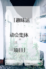 趣味运动会集体项目
