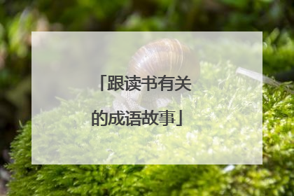 跟读书有关的成语故事