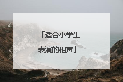 适合小学生表演的相声