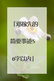 邓稼先的简要事迹50字以内