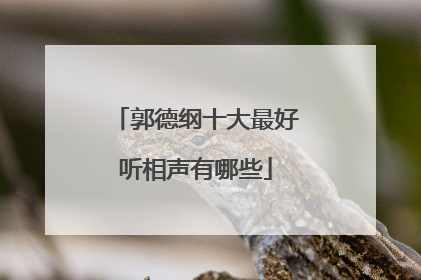 郭德纲十大最好听相声有哪些