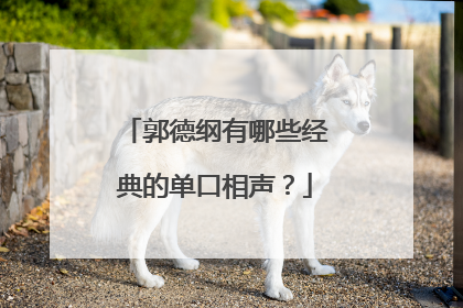 郭德纲有哪些经典的单口相声？