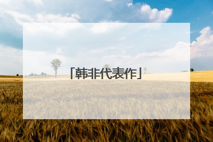 韩非代表作