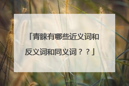 青睐有哪些近义词和反义词和同义词??