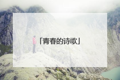 青春的诗歌