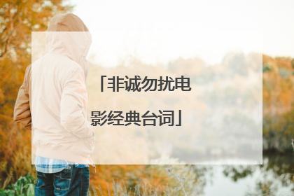 非诚勿扰电影经典台词