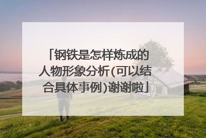 钢铁是怎样炼成的 人物形象分析(可以结合具体事例)谢谢啦