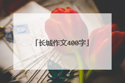 长城作文400字