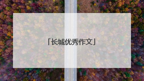 长城优秀作文