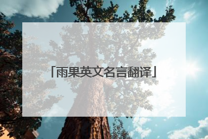 雨果英文名言翻译
