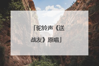 驼铃声《送战友》原唱