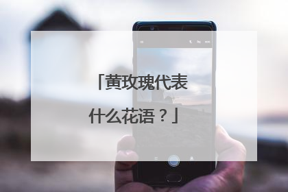 黄玫瑰代表什么花语?