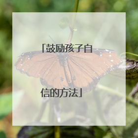 鼓励孩子自信的方法