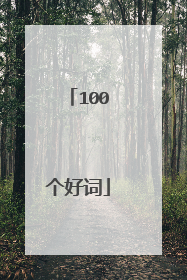 100个好词