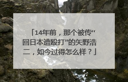 14年前，那个被传“回日本遭殴打”的矢野浩二，如今过得怎么样？