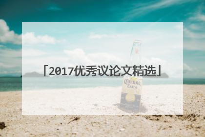 2017优秀议论文精选