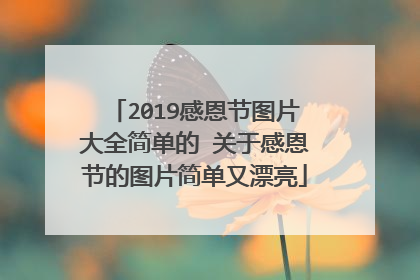 2019感恩节图片大全简单的 关于感恩节的图片简单又漂亮