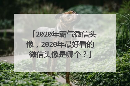 2020年霸气微信头像，2020年最好看的微信头像是哪个？