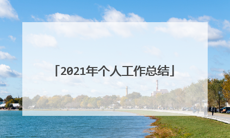 2021年个人工作总结