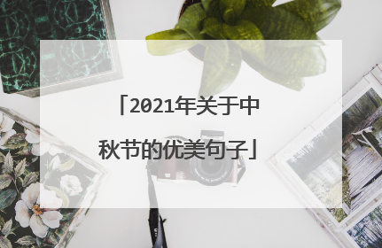 2021年关于中秋节的优美句子