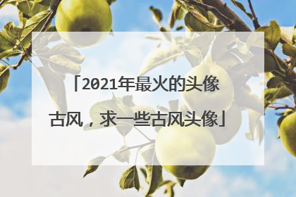 2021年最火的头像古风，求一些古风头像