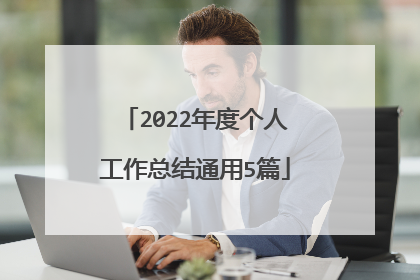2022年度个人工作总结通用5篇