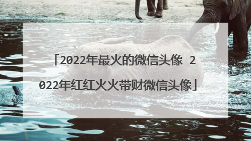 2022年最火的微信头像 2022年红红火火带财微信头像