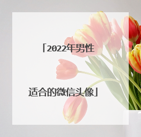2022年男性适合的微信头像