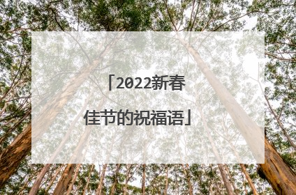 2022新春佳节的祝福语