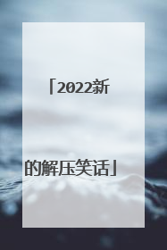 2022新的解压笑话