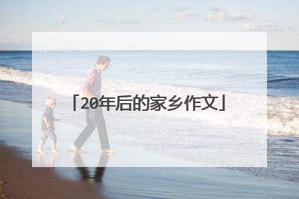 20年后的家乡作文