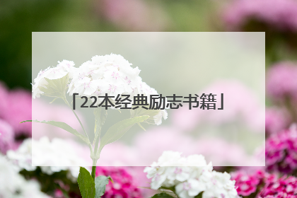 22本经典励志书籍
