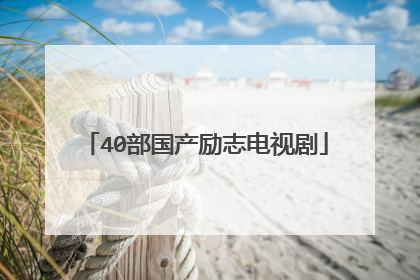 40部国产励志电视剧