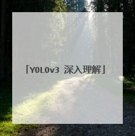 YOLOv3 深入理解