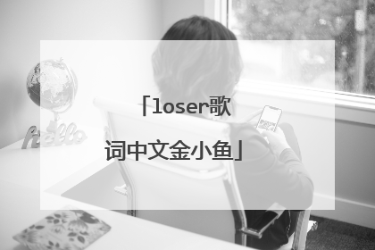 loser歌词中文金小鱼