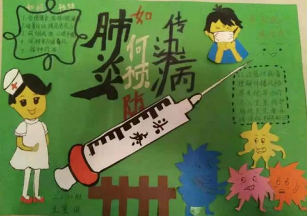 2020新冠肺炎疫情的精美小学生手抄报