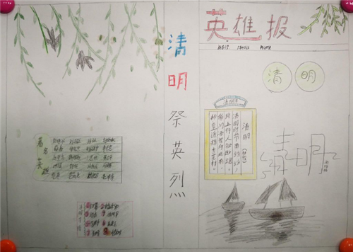 关于传统节日清明节手抄报图片大全