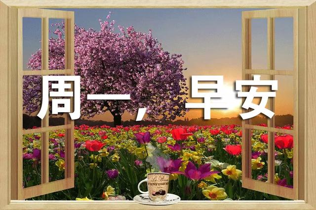新的一周新的早晨好祝福语图片带字